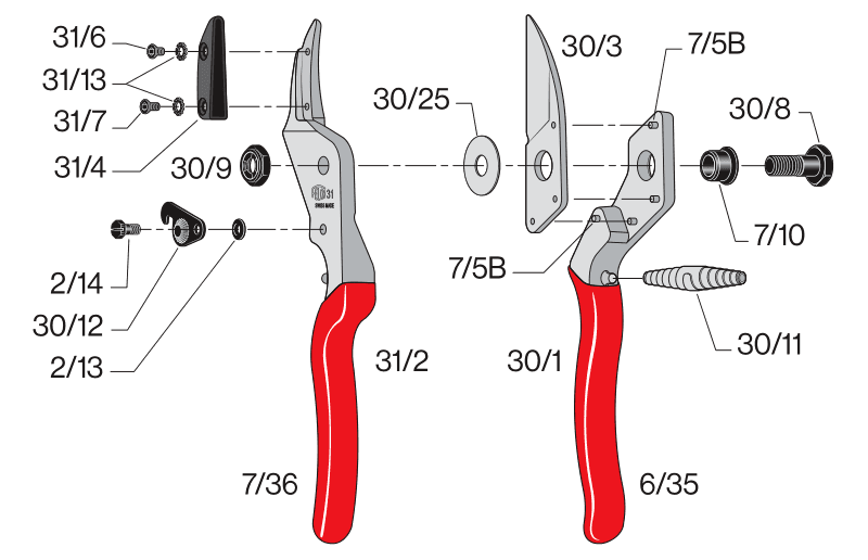 Felco 31 Amboss-Schere - Jetzt Felco bei kaisers.jetzt