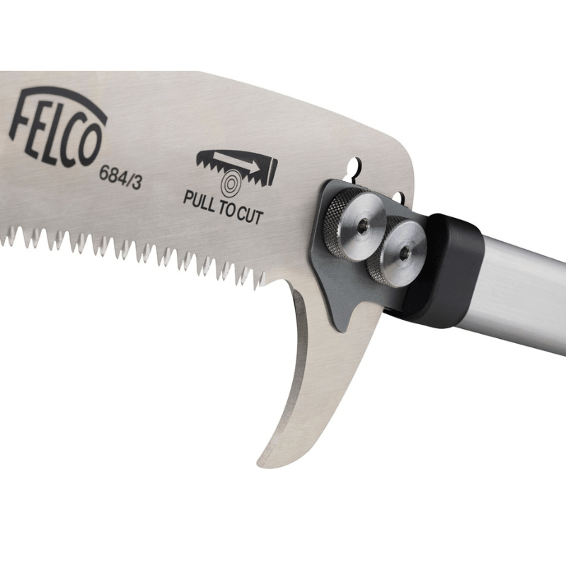 Felco Stangensäge 684 Detailansicht Verstellschrauben