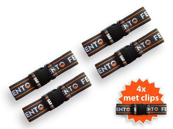 Fento Elastikbander mit Clip fur Knieschoner 400 und MAX (4 Stück)