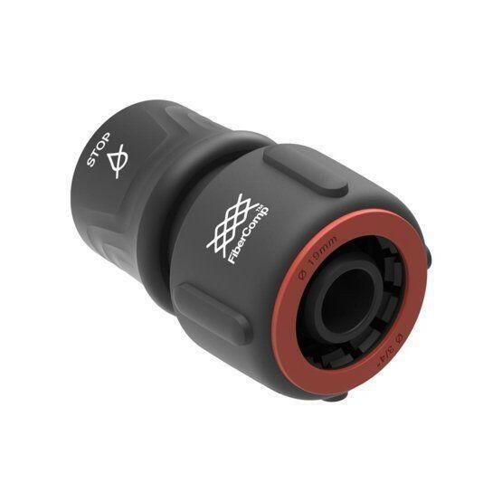 Fiskars FiberComp Schlauchkupplung mit Stopper 19 mm