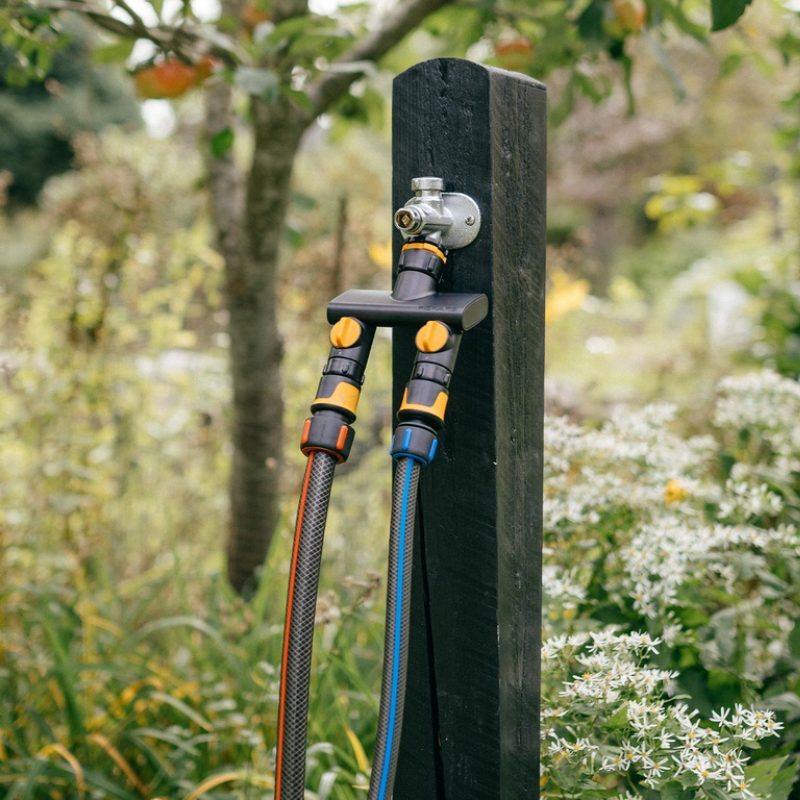 FISKARS Hahnanschluss 2-Wege-Wasserverteiler On/Off