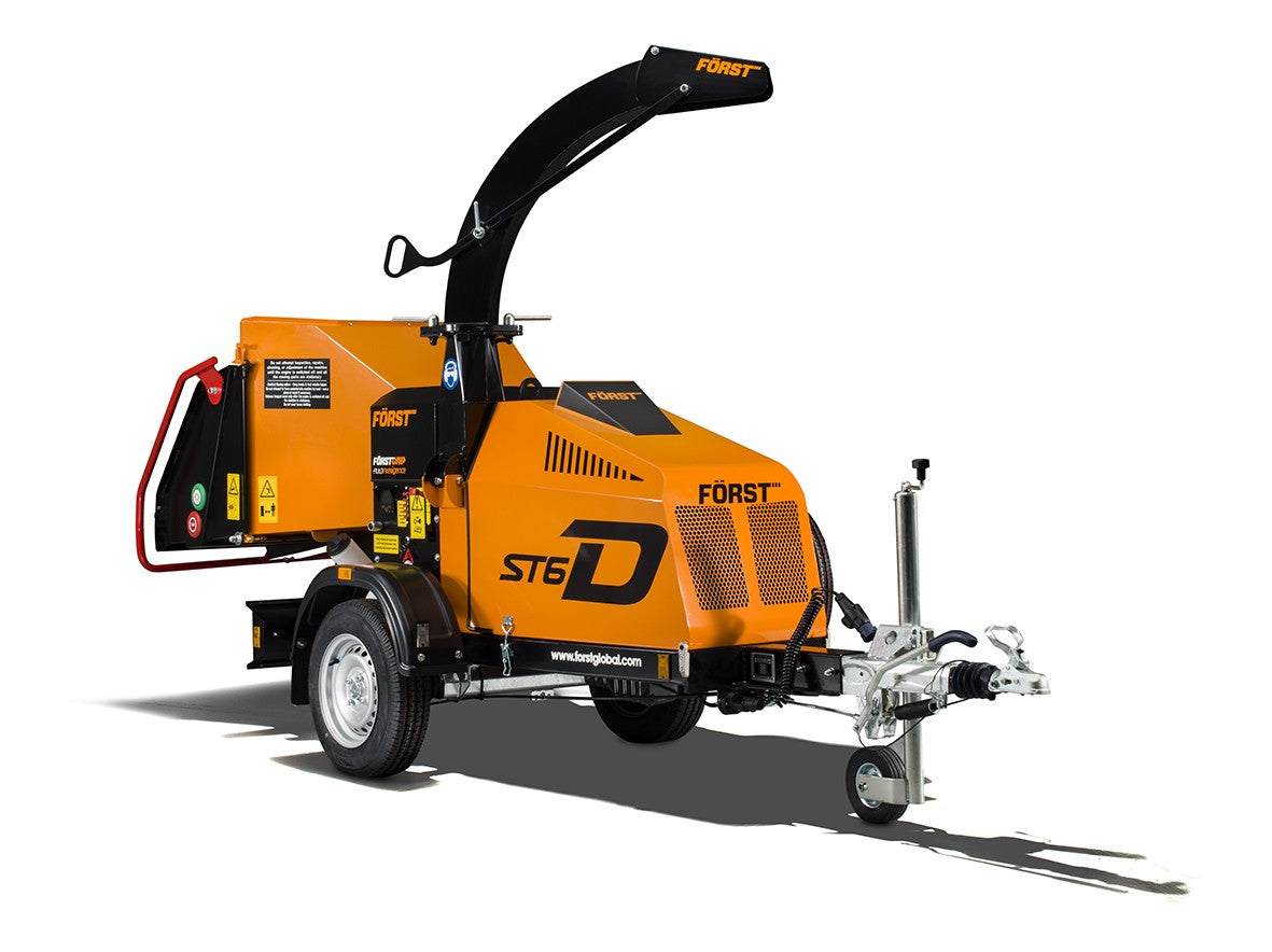 Först Diesel-Holzhäcksler ST6D