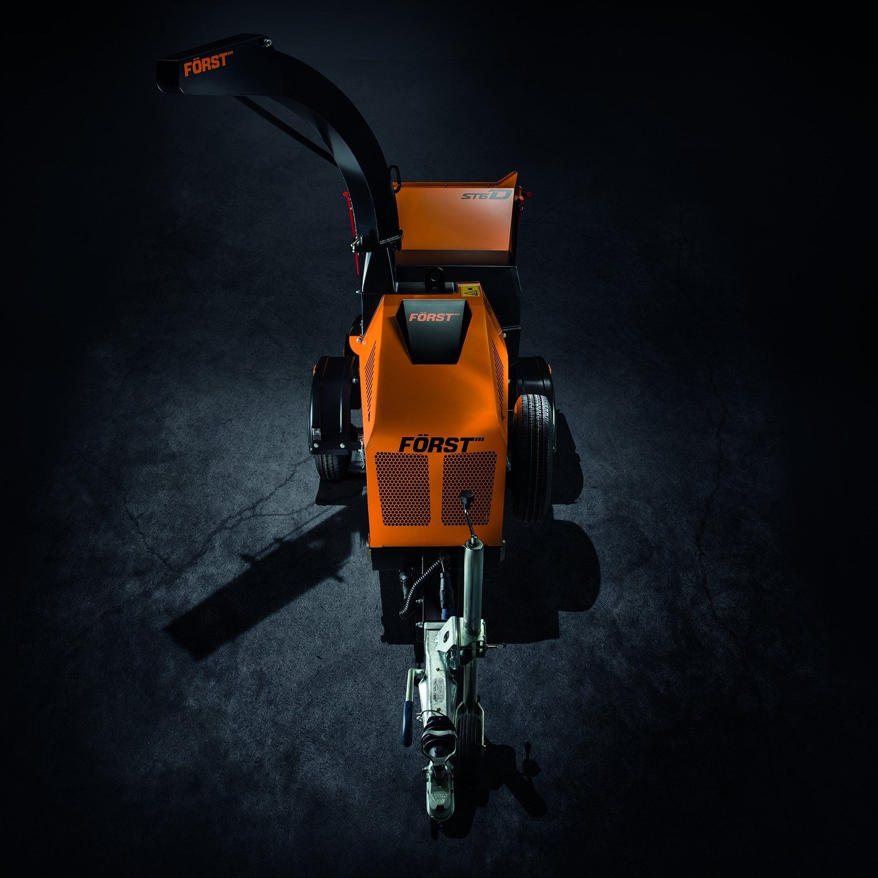 Först Diesel-Holzhäcksler ST6D