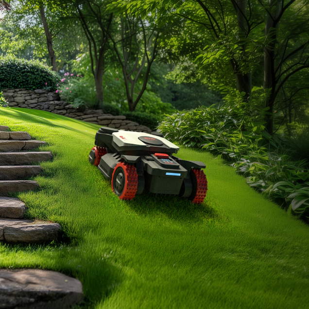 Kress EyePilot 4×4 RTKⁿ KR283E Mähroboter für bis zu 3.000 m²/Tag