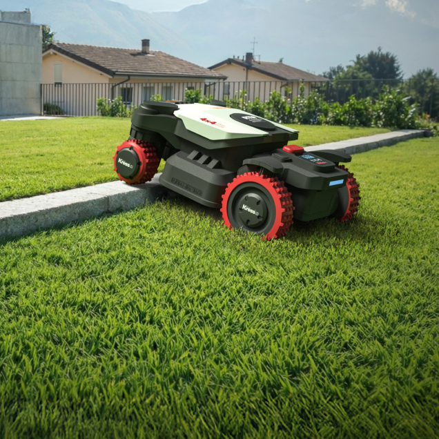 Kress EyePilot 4×4 RTKⁿ KR283E Mähroboter für bis zu 3.000 m²/Tag