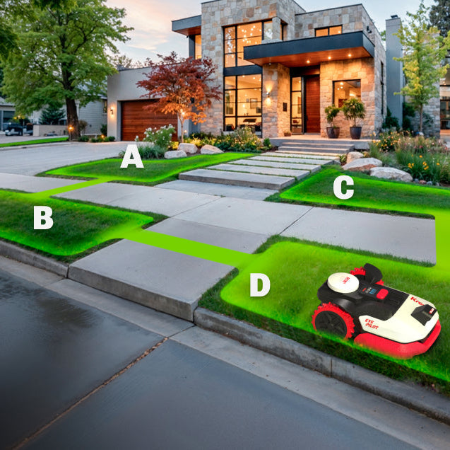 Kress KR251ES EyePilot Mähroboter mit 4G – Kabellos & KI‑Vision – 1.000 m²