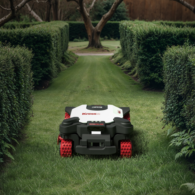 Kress EyePilot 4×4 RTKⁿ KR283E Mähroboter für bis zu 3.000 m²/Tag