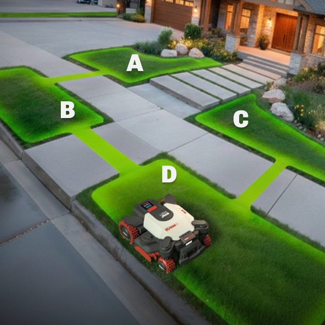 Kress EyePilot 4×4 RTKⁿ KR283E Mähroboter für bis zu 3.000 m²/Tag