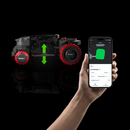 Kress EyePilot 4×4 RTKⁿ KR283E Mähroboter für bis zu 3.000 m²/Tag