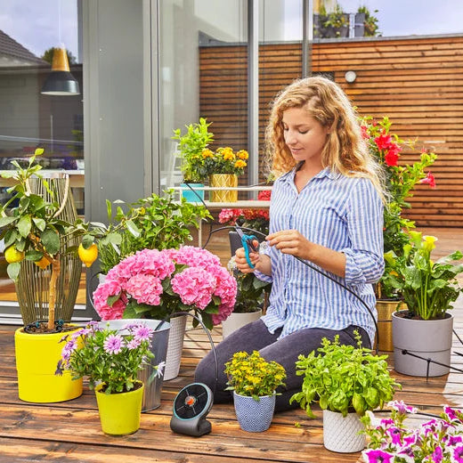GARDENA Urlaubsbewässerungs-Set AquaBloom in Aktion