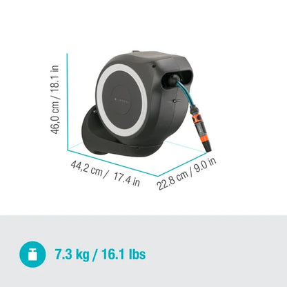 GARDENA Wandschlauchbox RollUp S - 15 m, 11 mm Maße