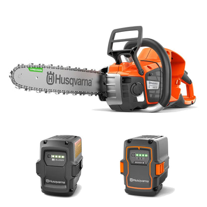 Husqvarna 542i XP® Akku-Kettensäge + BLi200 Akku + 40-B220X Akku | Set mit 2 Akkus