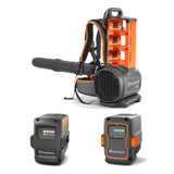 Husqvarna 570iBT Akku-Rückenblasgerät + BLi200 Akku + 40-B220X Akku | Set mit 2 Akkus