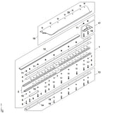 STIHL 4237-740-3306 Fangblech 750 mm R positie 19 technische tekening