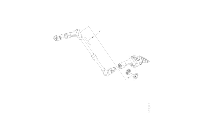 STIHL HA030072100 Satz Räder positie 3 technische tekening
