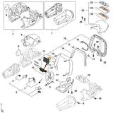 STIHL MA044309800 Sperrhebel positie 11 technische tekening