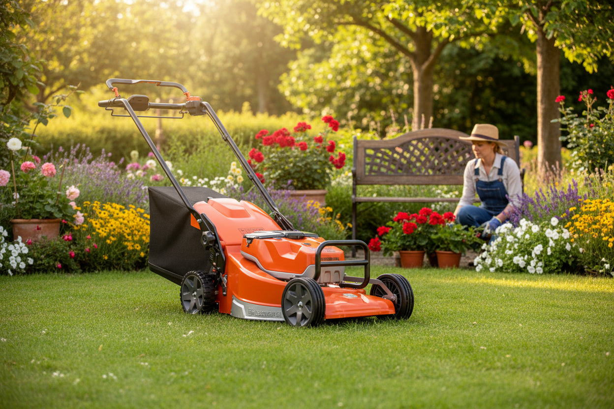 Husqvarna Akku-Rasenmäher LC 551iV - 51 cm in Aktion
