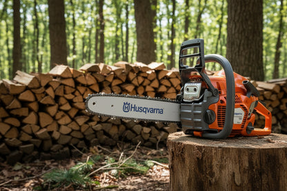 Husqvarna Benzin-Kettensäge 135 Mark II - 35 cm in Aktion
