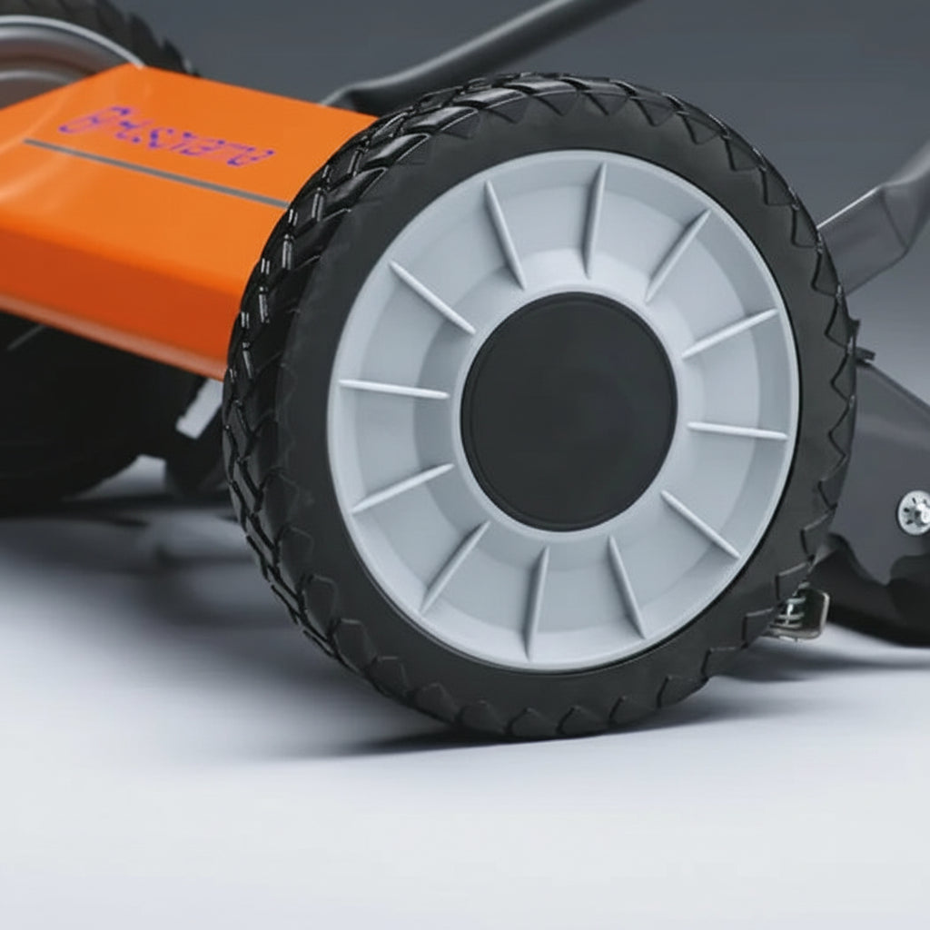 Husqvarna Spindelmäher HiCut 64 - 40 cm Detailansicht Rad
