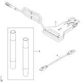 STIHL IA004005500 Ladeadapter IMOW positie 1 technische tekening