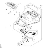 STIHL IA014400306 Kabel Lautsprecher positie 5 technische tekening