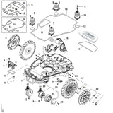 STIHL IA017607601 Radkappe kompl. positie 20 technische tekening