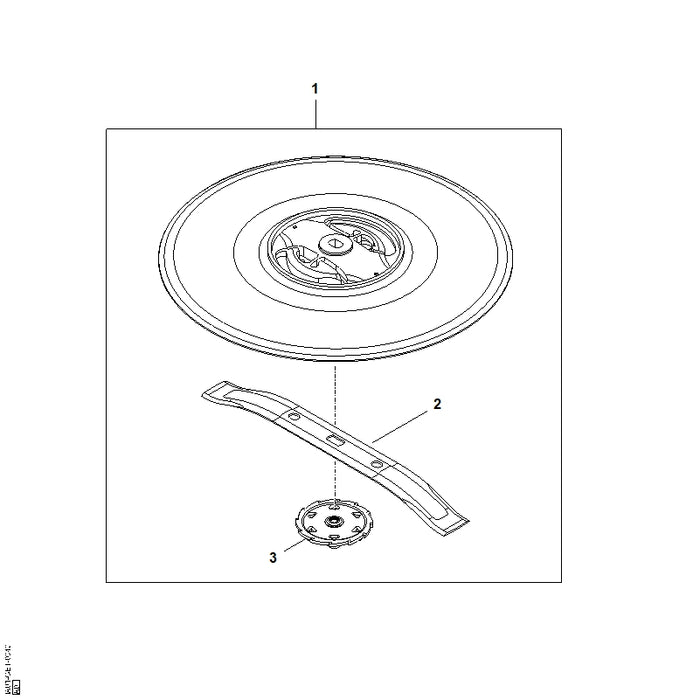 STIHL IA017609700 Mitnehmer positie 3 technische tekening