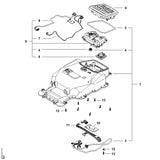 STIHL IA024400304 Kabel Haubenelektronik positie 11 technische tekening