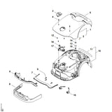STIHL IA027802002 Abdeckung EVO positie 1 technische tekening