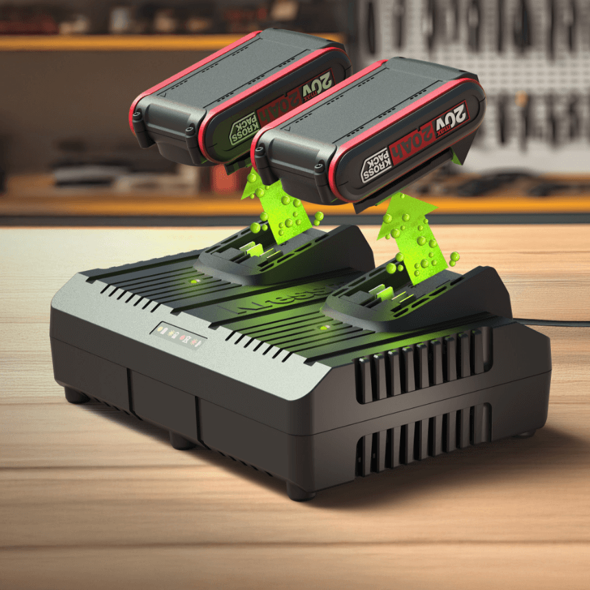Kress KAC04 Doppel-Akkulader