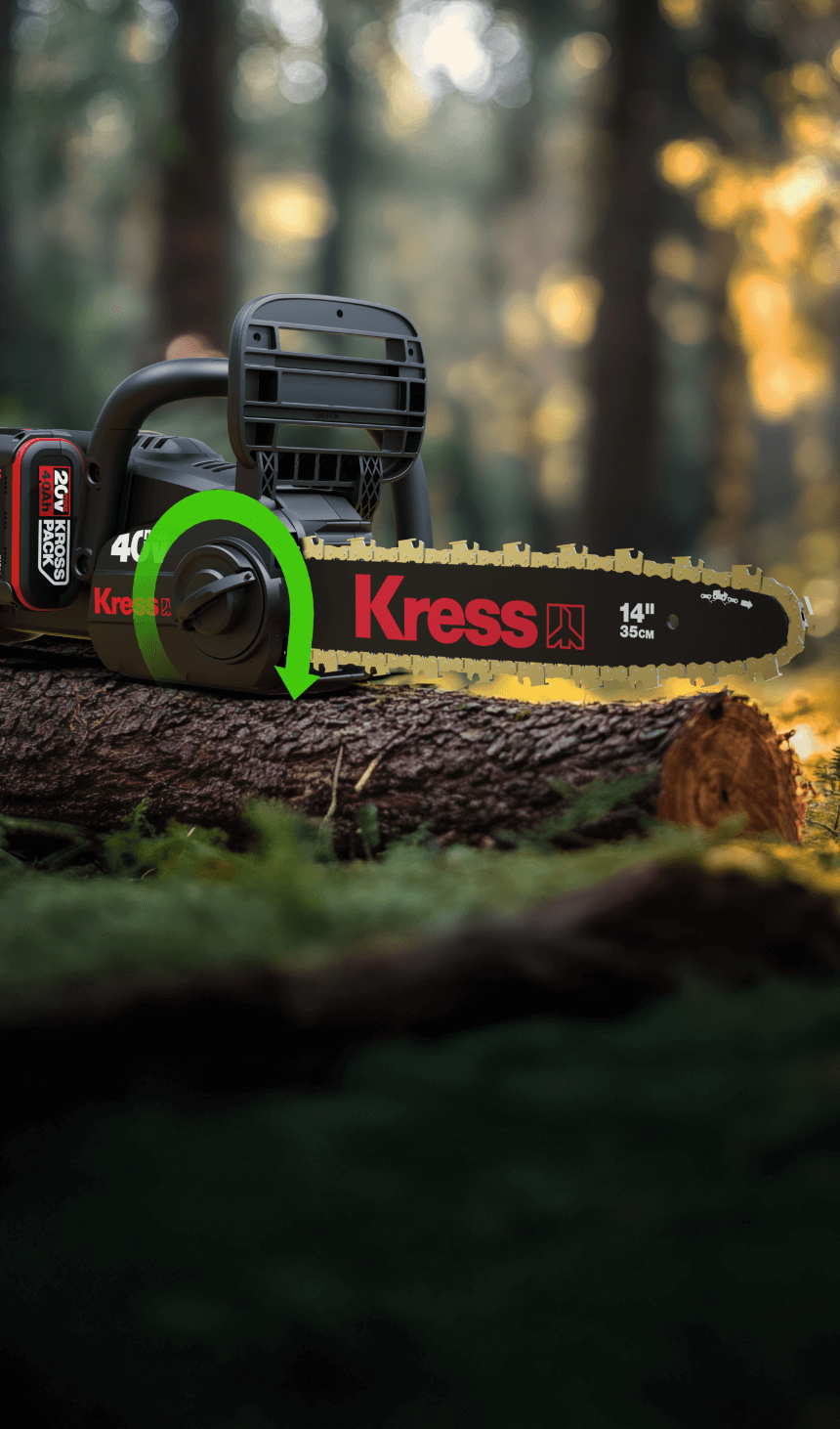 Kress Akku-Kettensäge KG346.9 40 V 35 cm (ohne Akku und Ladegerät)