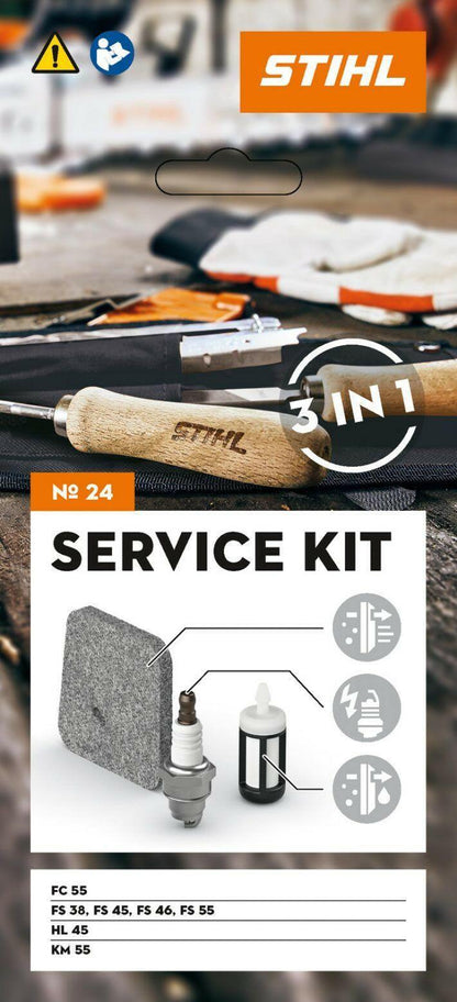 Stihl Service Kit 24 für FC 55 / FS 38 / FS 45 / FS 46 / FS 55 / HL 45 / KM 55 - Jetzt Stihl bei kaisers.jetzt