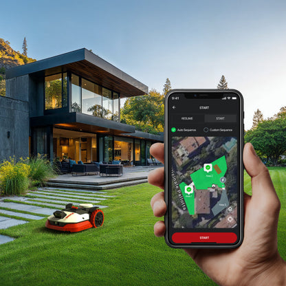 Kress Mähroboter EyePilot® RTKⁿ KR251E - 1000 m²mobile App
