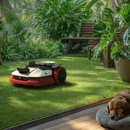 Kress Mähroboter KR250ES EyePilot RTK mit 4G - Kabellos & AI Vision - 500 m² in Aktion 