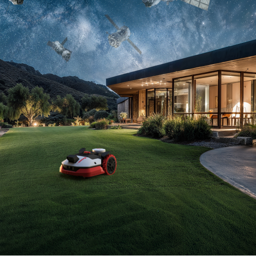 Kress Mähroboter KR260ES EyePilot RTK mit 4G - Kabellos & ZeroTrim - 700 m² in Aktion