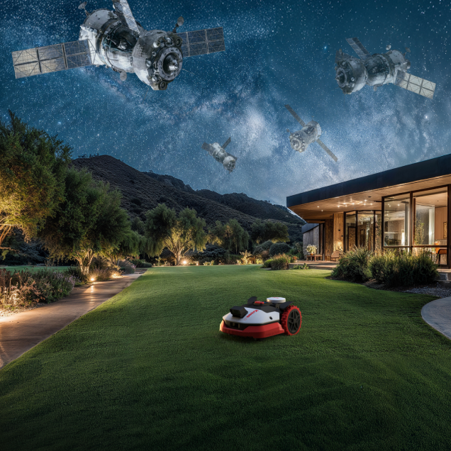Kress Mähroboter KR273E - Kabellos & ZeroTrim mit Satelliten