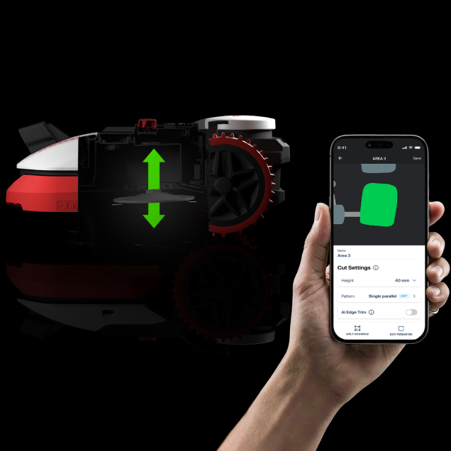 Kress Mähroboter KR274E - ZeroTrim & 4G mobile App