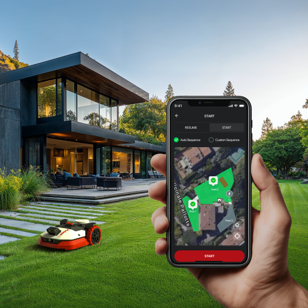 Kress Mähroboter KR274E - ZeroTrim & 4G mobile App
