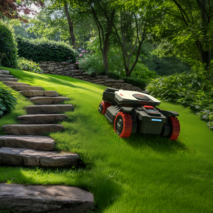 Kress Mähroboter KR281E - EyePilot & 4×4 in Aktion 