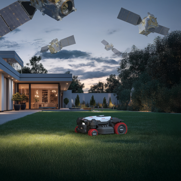 Kress Mähroboter KR281E - EyePilot & 4×4 mit Satelliten