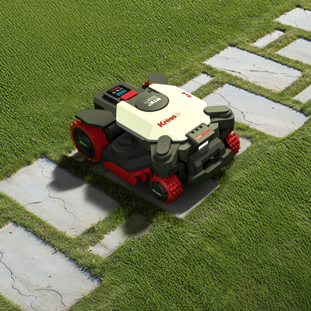 Kress Mähroboter KR285E - Kabellos & 4x4 in Aktion