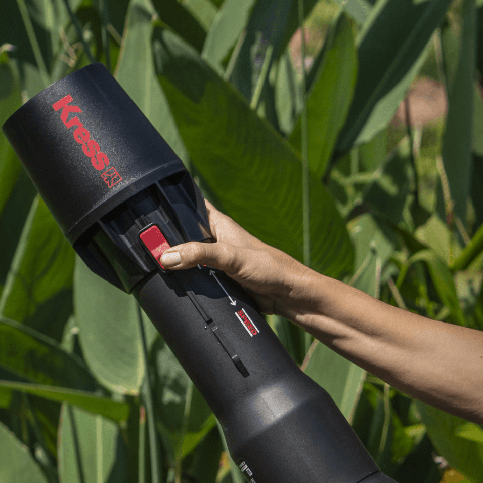 Kress Akku-Laubbläser KG560E.9 60 V Kombiset mit Akku und Ladegerät