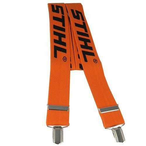 Stihl Hosenträger Orange mit Metall-/Kunststoffclips