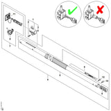 STIHL LA037107110 Schaft positie 4 technische tekening