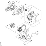 STIHL 0000-350-0538 Tankverschluss positie 10 technische tekening