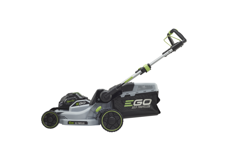 EGO 42 cm Kunststoff-Rasenmäher Kit LM1702E-SP mit regelbarem Radantrieb
