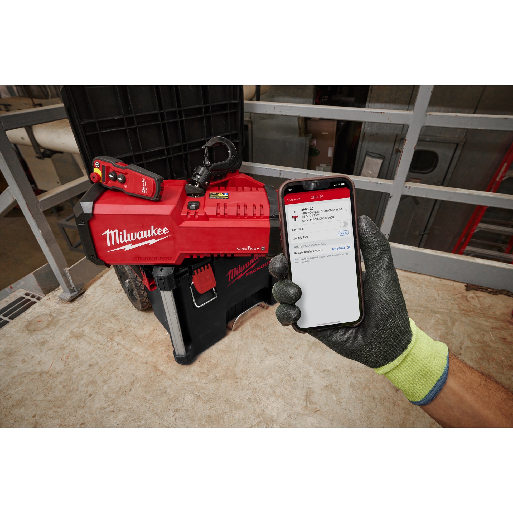 Milwaukee M18 BLCHTO-121MILWAUKEE® M18 BLCHTO-121 1-Tonnen Kettenzug_kaisers_jetzt_5