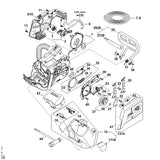 STIHL 1121-160-5000 Hebel positie 34 technische tekening