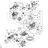 STIHL MA026004403 Spiralgehäuse positie 14 technische tekening