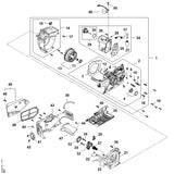STIHL 9022-313-0651 Schraube IS-M4x10-8.8 positie 23 technische tekening